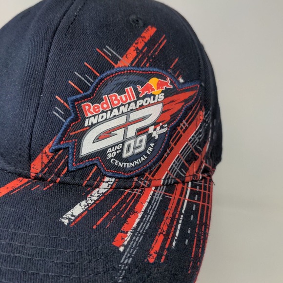 Top of the World Men's Red Bull GP Hat Blue One Fit Embroidered Logo - Picture 4 of 10